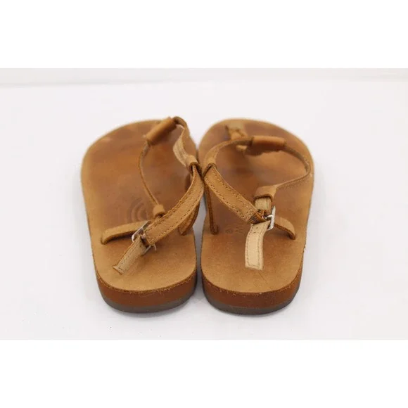 Rainbow T-Street Sandals‎ Braided Strap Leather Ankle Strap Women's Sz 7.5 - 8.5 - Picture 5 of 6